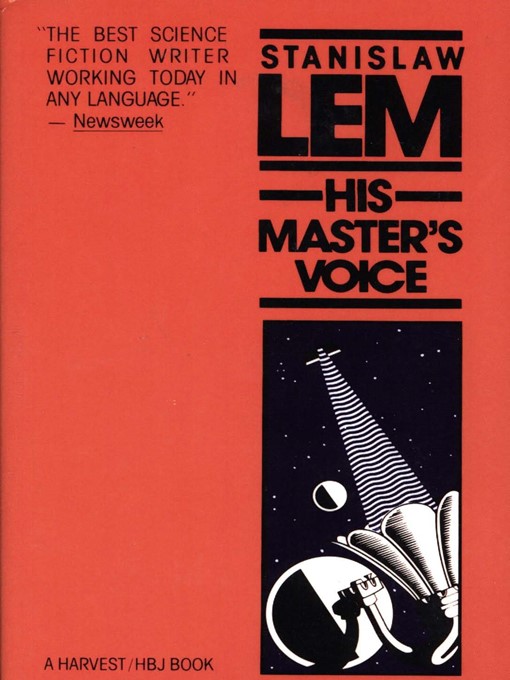 Title details for His Master's Voice by Stanislaw Lem - Wait list